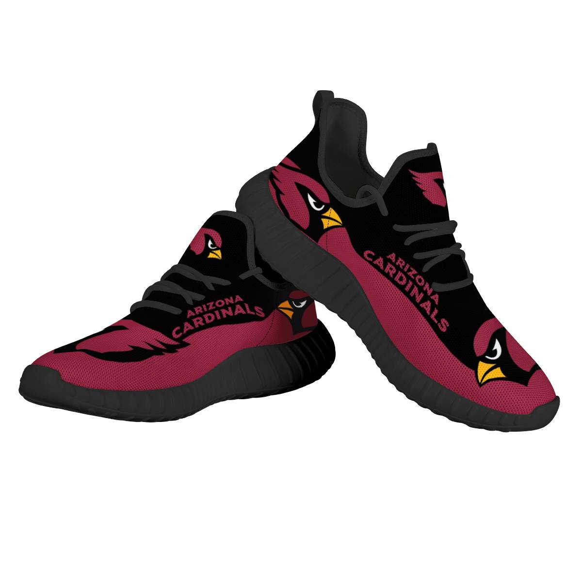 Men's NFL Arizona Cardinals Mesh Knit Sneakers/Shoes 005